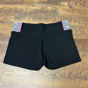Victoria's Secret PINK Yoga Shorts Womens Large Black